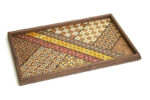 Square tray (ko-yosegi pattern)