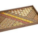 Square tray (ko-yosegi pattern)