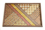 Square tray (ko-yosegi pattern) - Image 3