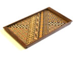 Yosegi Square tray Koyosegi large