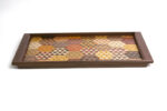 Yosegi Square tray Kikkou large - Image 3