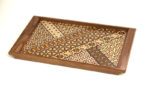 Yosegi Square tray Koyosegi small
