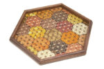 Hexagonal tray kikkou