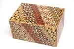 Japanese puzzle box 6sun 10+4steps Koyosegi (dual compartment)
