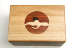 Japanese puzzle box 14steps Akafuji (dual compartment) - Image 8