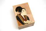 Japanese puzzle box 6sun 14steps Beautiful women