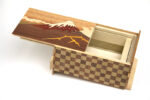 Japanese puzzle box 21steps Kaminari-Fuji and Tsubaki - Image 3
