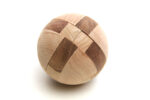Wooden puzzle circular