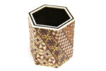 Yosegi pencil Holder Hexagon Koyosegi