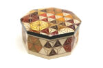 Yosegi octagonal Accessory Cases Kikkou