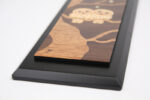Japanese Marquetry Wall Art Owl - Image 3