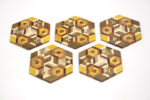 Set of Muku Coaster hexagonal (five pieces) - Image 2