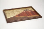 Yosegi Square tray FUJIYAMA - Image 3