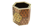 Yosegi pencil Holder Hexagon Kikkou